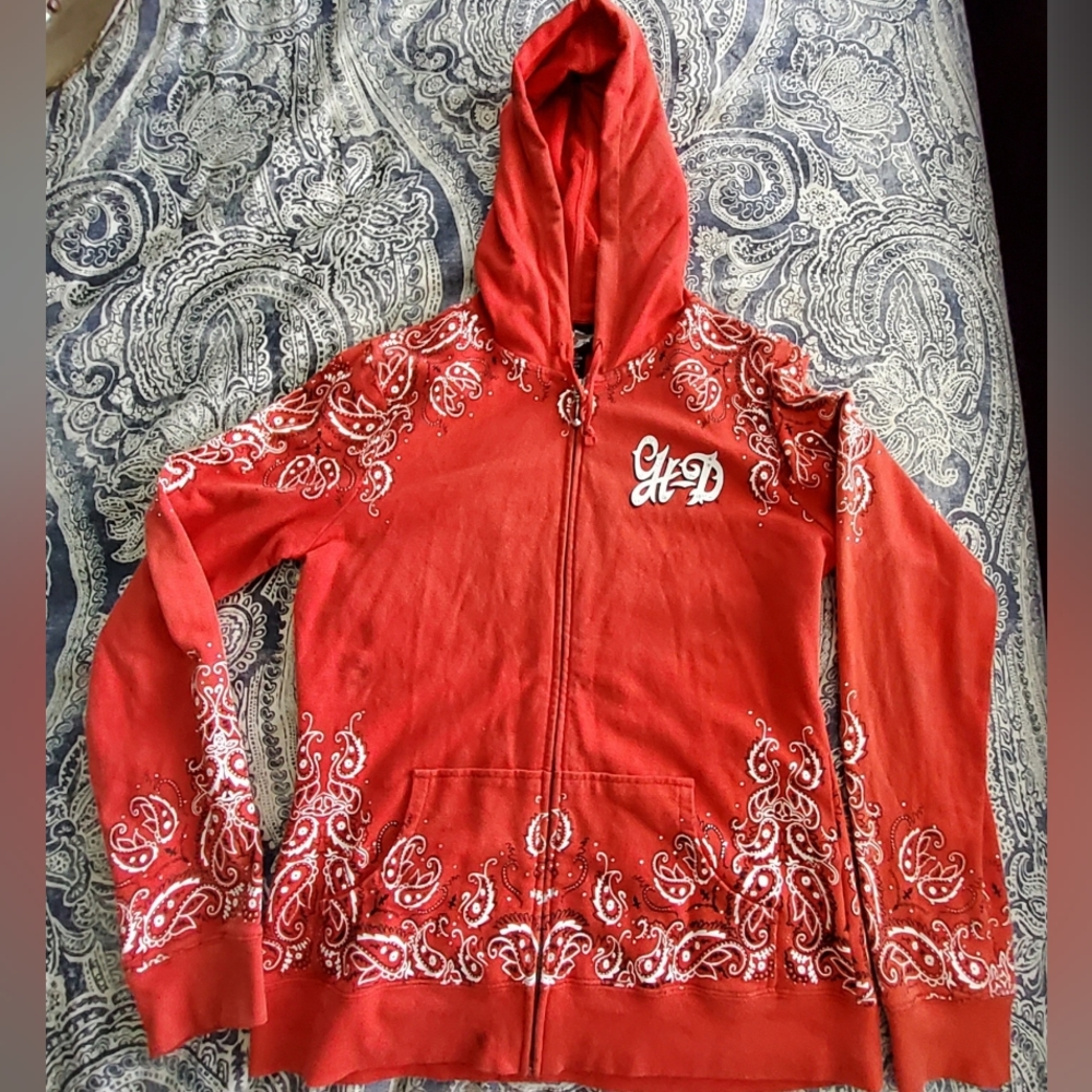 Harley Davidson zip up sweatshirt